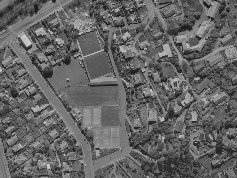 12 Crichton Terrace from the air, 1970-1974