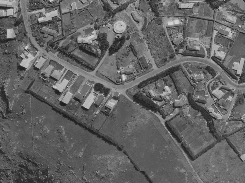 212 Major Hornbrook Road from the air, 1970-1974