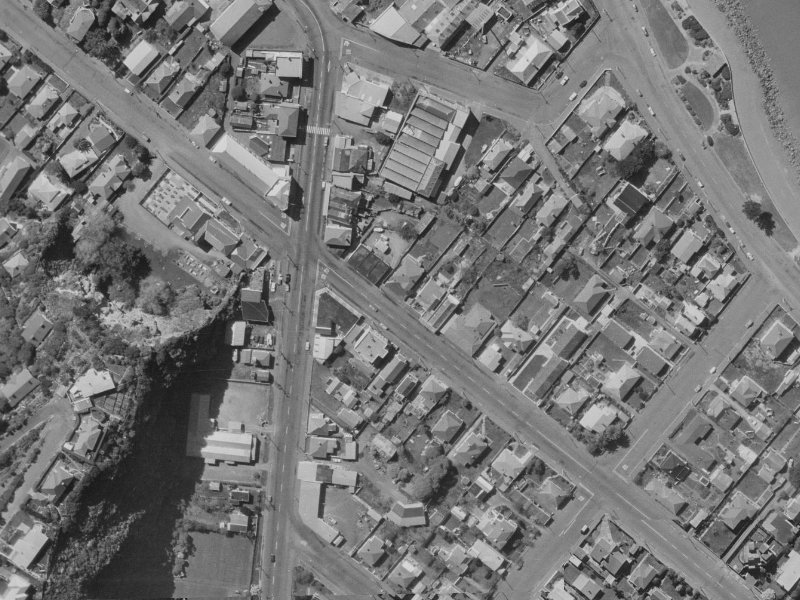 45-51 Nayland Street from the air, 1970-1974