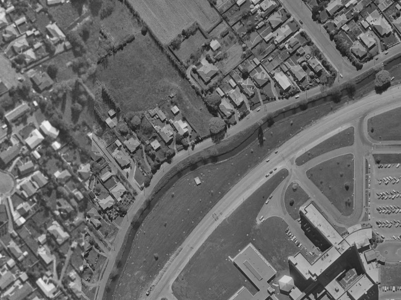 81 Ashgrove Terrace from the air, 1970-1974