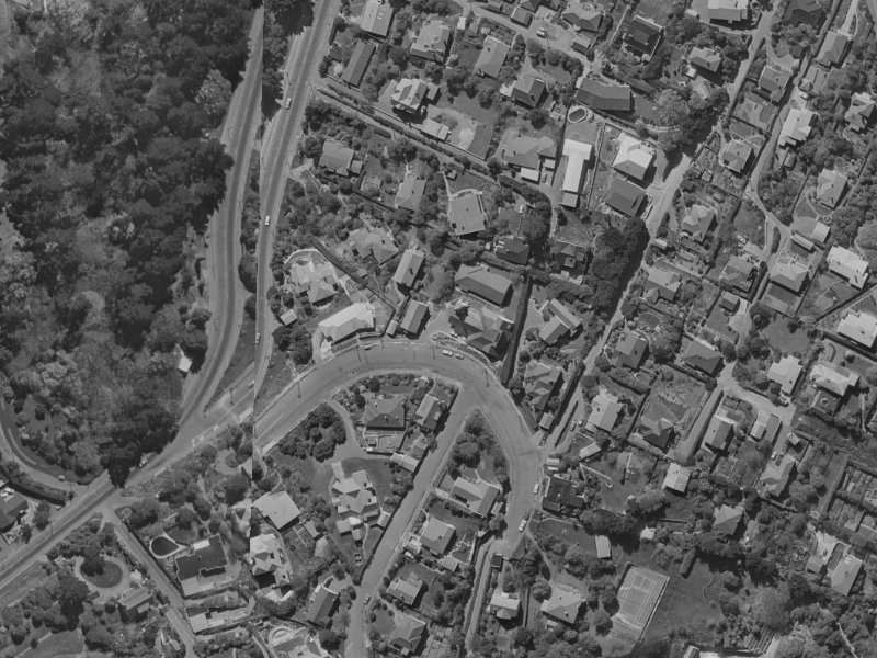 5 Cracroft Terrace from the air, 1970-1974
