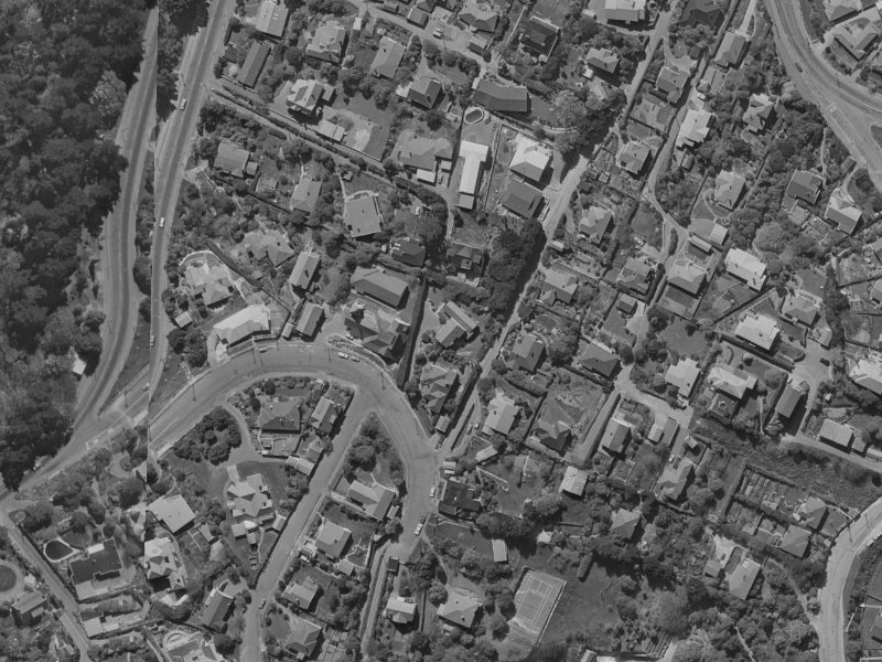 9 Cracroft Terrace from the air, 1970-1974