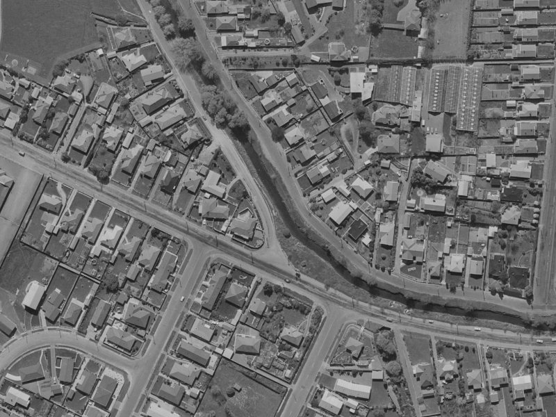 2 Sloan Terrace from the air, 1970-1974