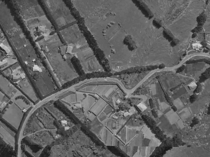 162 Glenstrae Road from the air, 1970-1974