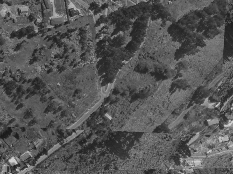 115-131 Clifton Terrace from the air, 1970-1974