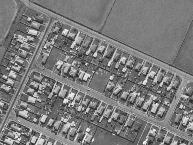 60 Cobra Street from the air, 1970-1974