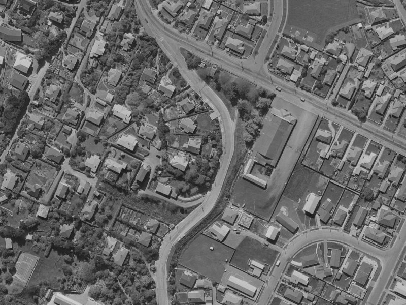 14 Rossmore Terrace from the air, 1970-1974