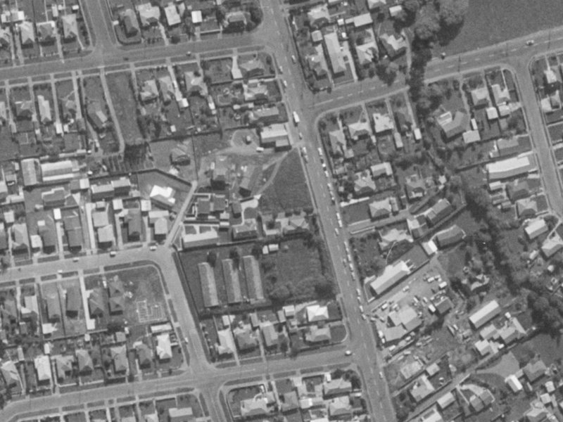 266 Hoon Hay Road from the air, 1970-1974