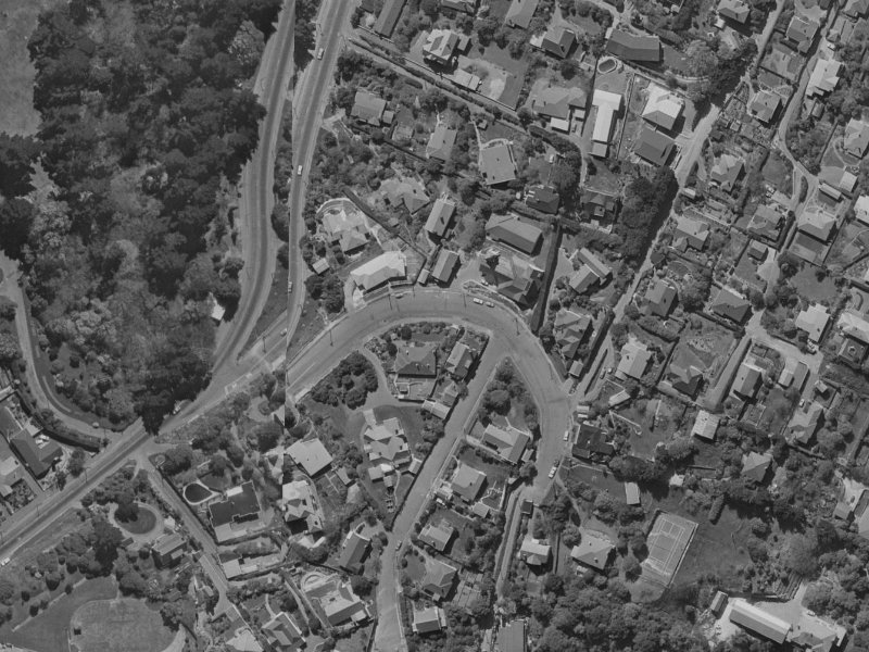 6 Cracroft Terrace from the air, 1970-1974