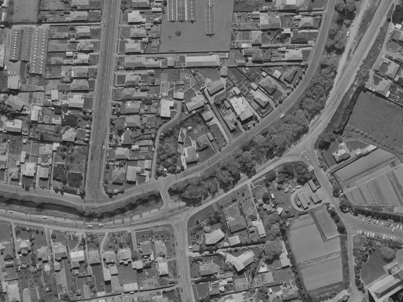 29 Eastern Terrace from the air, 1970-1974