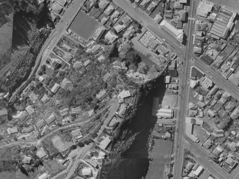 74 Richmond Hill Road from the air, 1970-1974