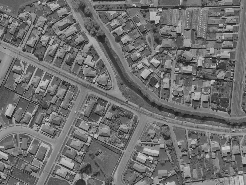 255 Waimea TERRACE from the air, 1970-1974