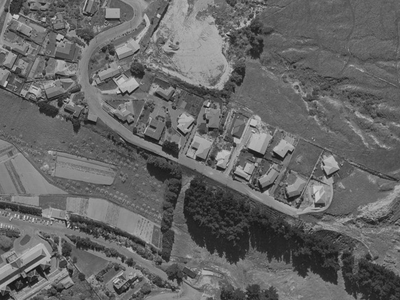 25 Whaka Terrace from the air, 1970-1974