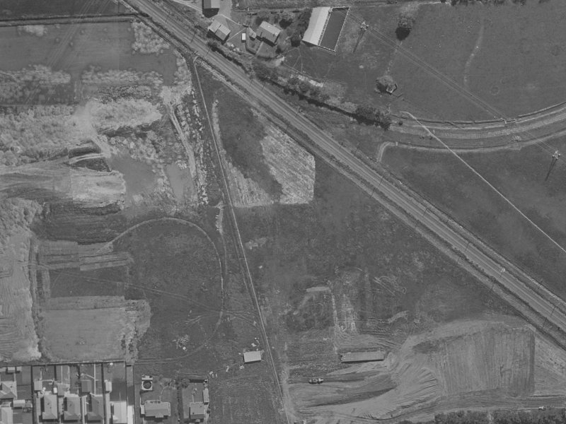 25 Warner Place from the air, 1970-1974