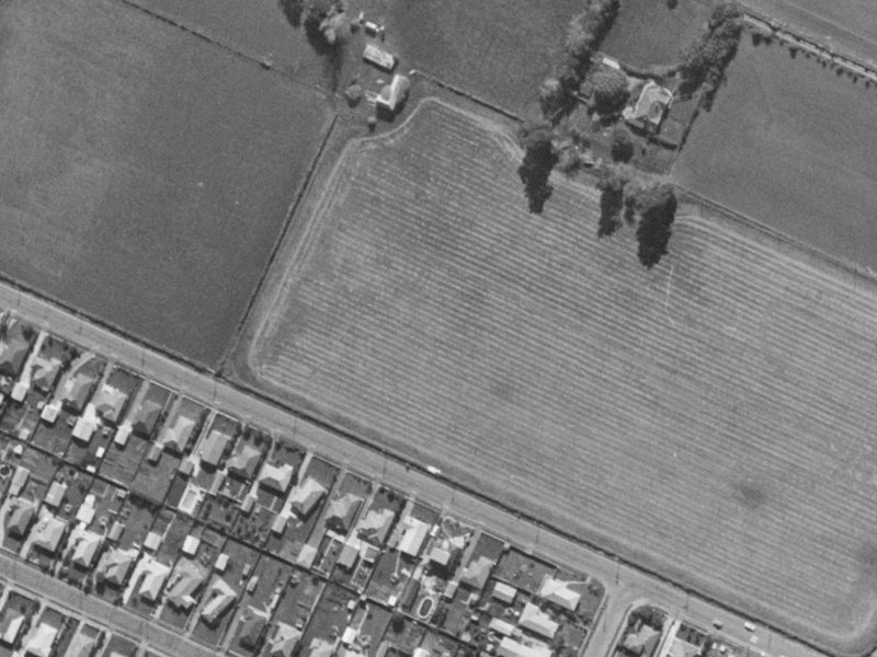 Te Pihopa Way from the air, 1970-1974