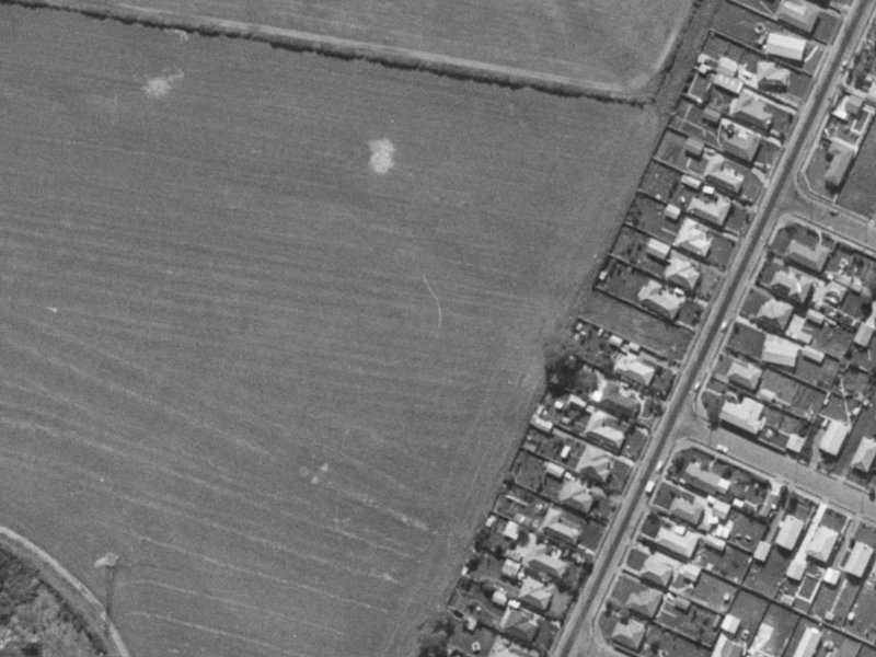 67 Lancewood Drive from the air, 1970-1974