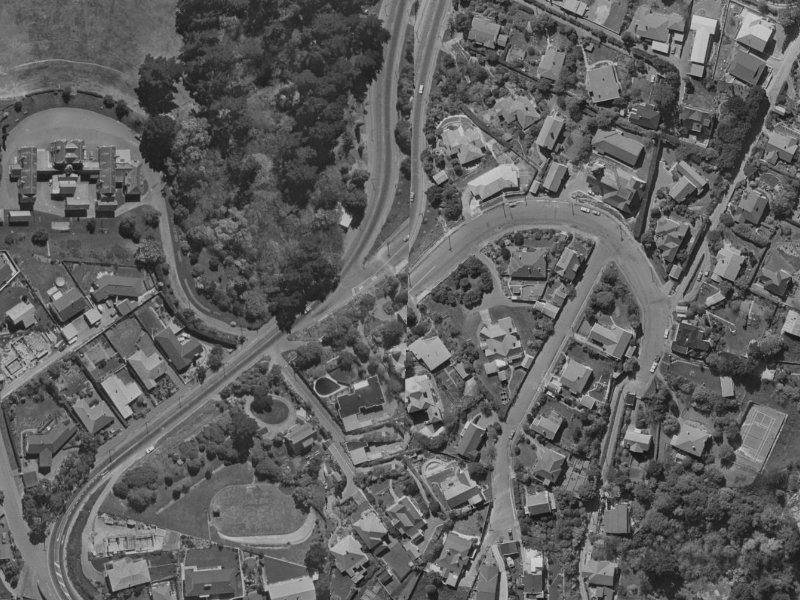 2B Cracroft Terrace from the air, 1970-1974