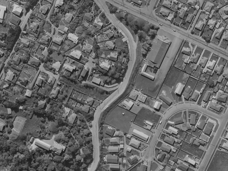 16A Rossmore Terrace from the air, 1970-1974