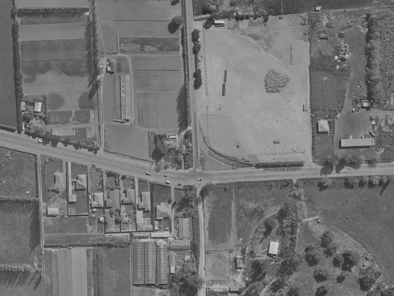 Chapmans Road from the air, 1970-1974