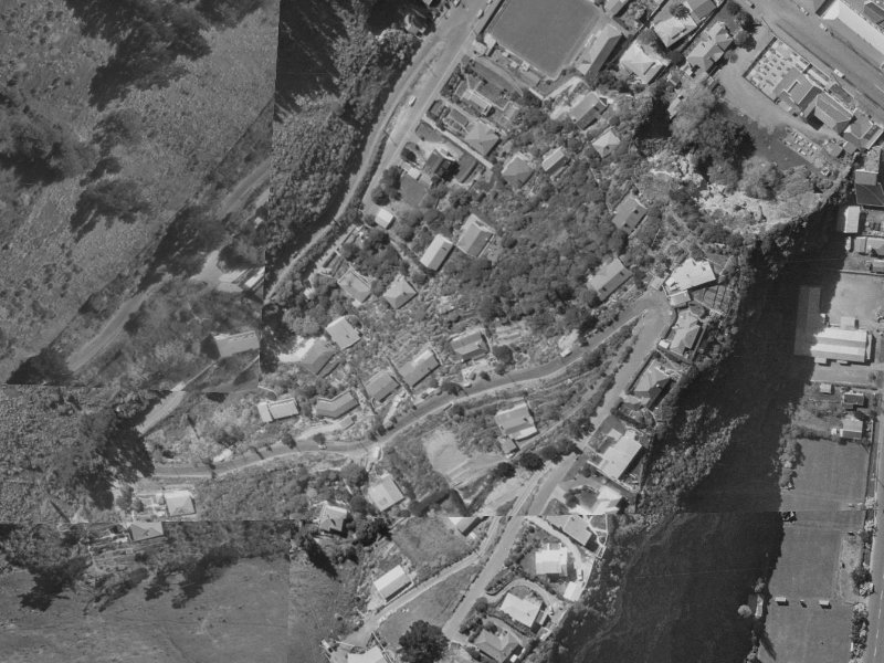 62 Richmond Hill Road from the air, 1970-1974