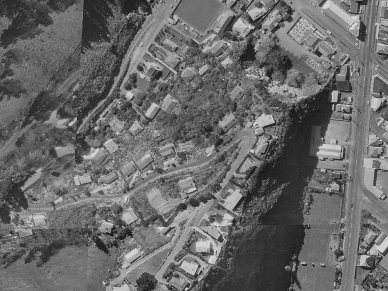 66 Richmond Hill Road from the air, 1970-1974