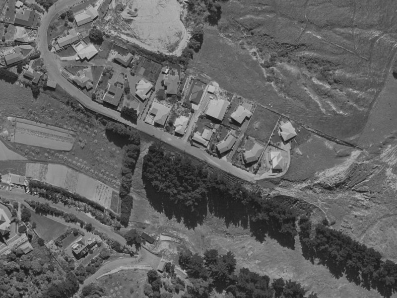 73-87 Whaka Terrace from the air, 1970-1974
