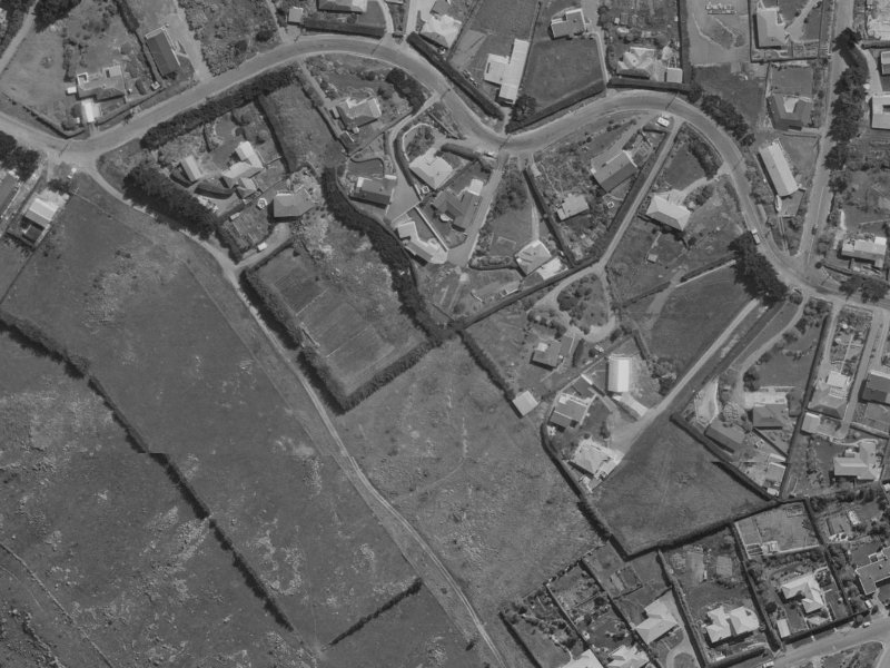24 Belleview Terrace from the air, 1970-1974