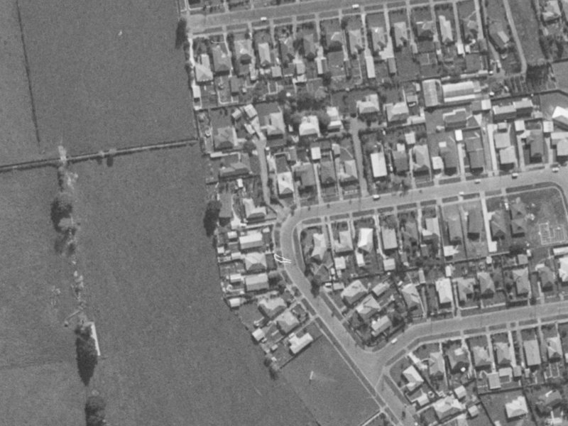 83 Kaiwara Street from the air, 1970-1974