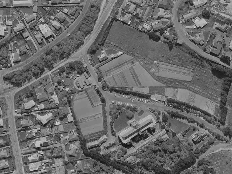 2 Enticott Place from the air, 1970-1974