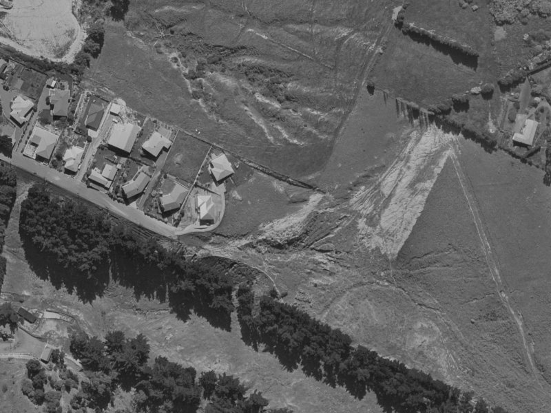 55A Whaka Terrace from the air, 1970-1974