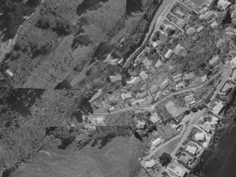 56 Richmond Hill Road from the air, 1970-1974