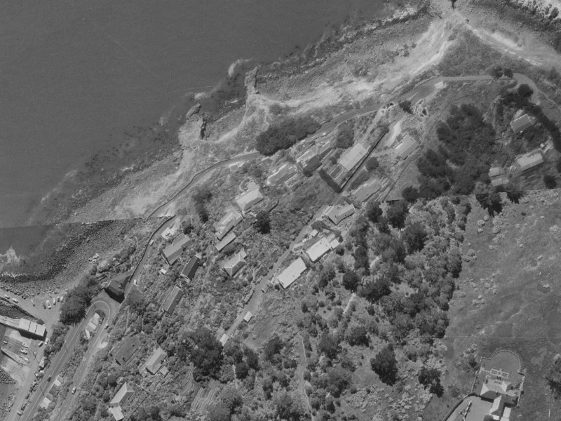 Whitewash Head Road from the air, 1970-1974