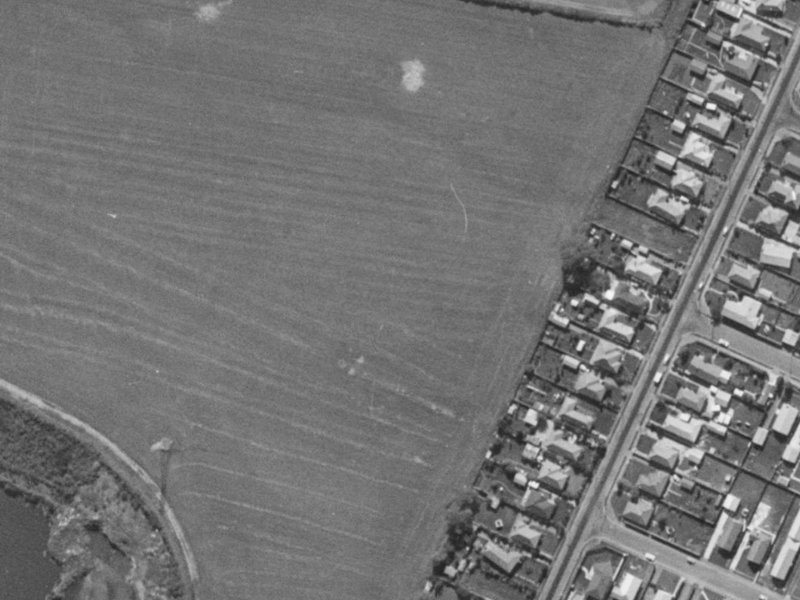 54 Lancewood Drive from the air, 1970-1974