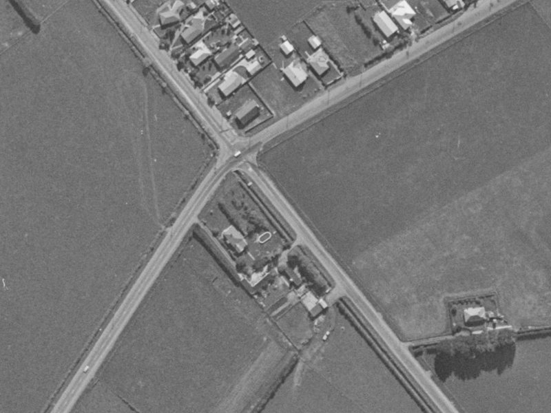 246 Sparks Road from the air, 1970-1974