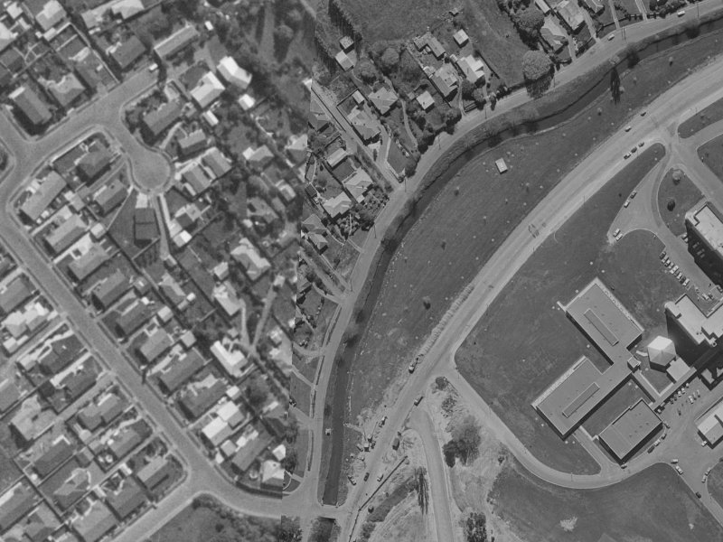 61 Ashgrove Terrace from the air, 1970-1974
