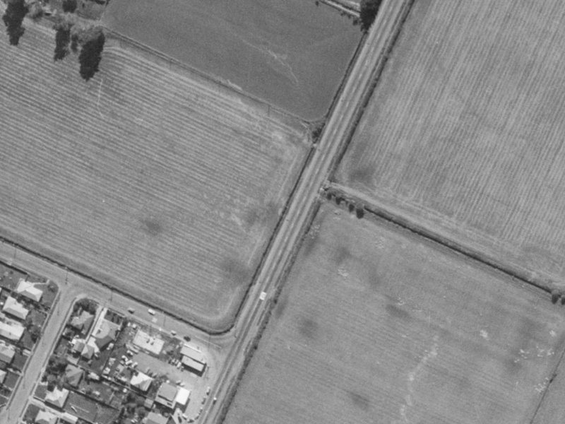 240B Halswell Road from the air, 1970-1974