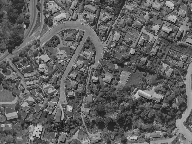 21 Cracroft Terrace from the air, 1970-1974
