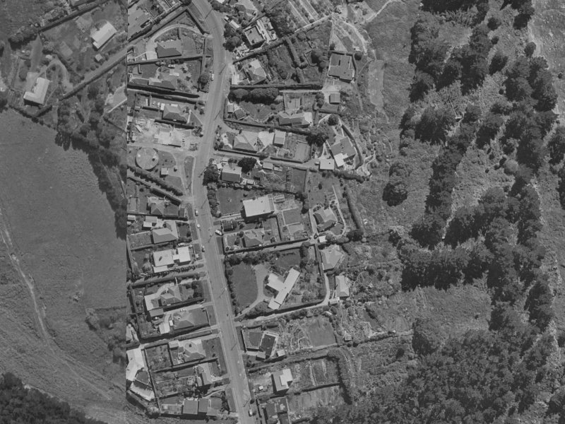 103 Huntsbury Avenue from the air, 1970-1974