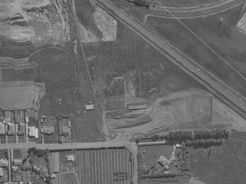 2 Warner Place from the air, 1970-1974