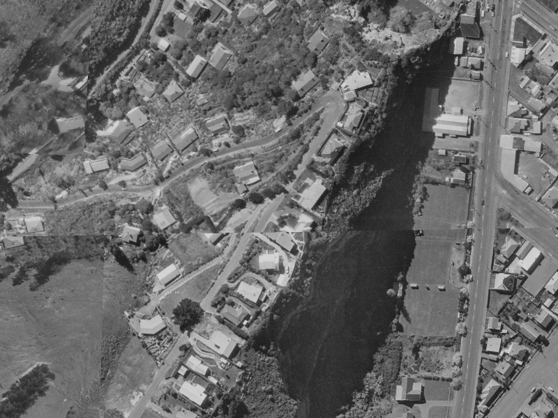 86 Richmond Hill Road from the air, 1970-1974