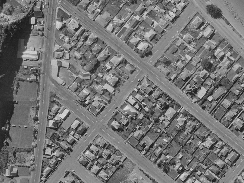 Stoke Street from the air, 1970-1974