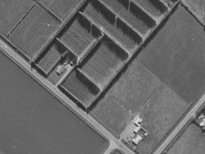 44 Harry Manship Crescent from the air, 1970-1974