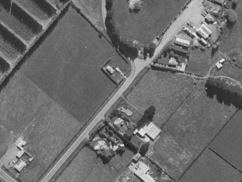 409 Wigram Road from the air, 1970-1974