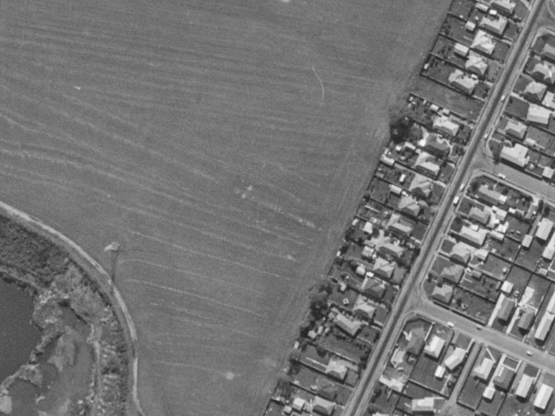 77a Lancewood Drive from the air, 1970-1974