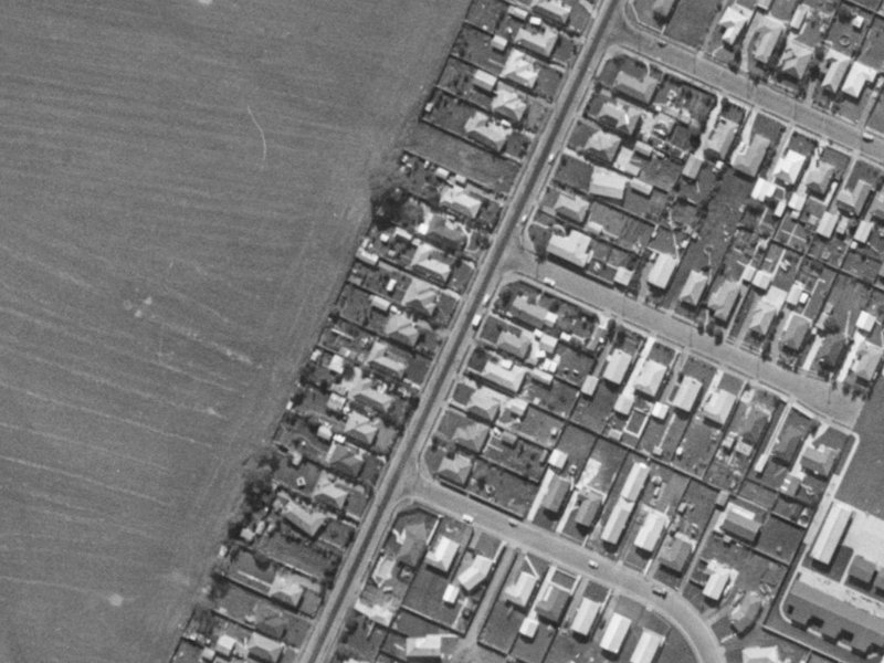 21 Hindess Street from the air, 1970-1974