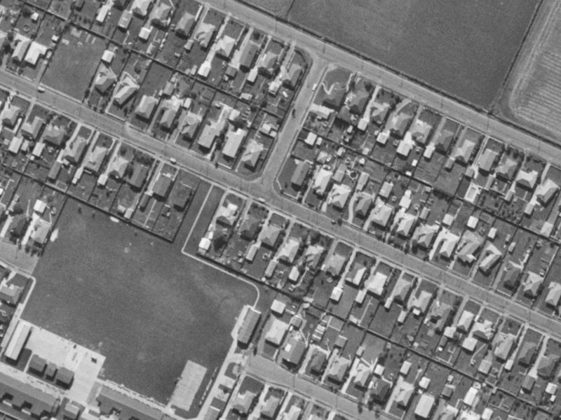 Cobra Street from the air, 1970-1974