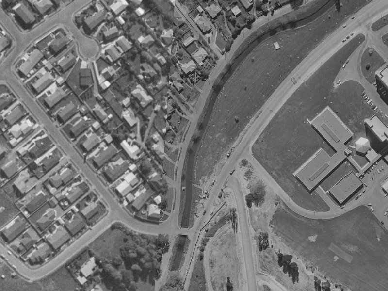 53 Ashgrove Terrace from the air, 1970-1974