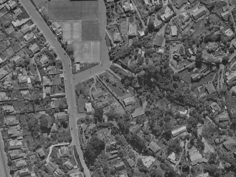31B Crichton Terrace from the air, 1970-1974