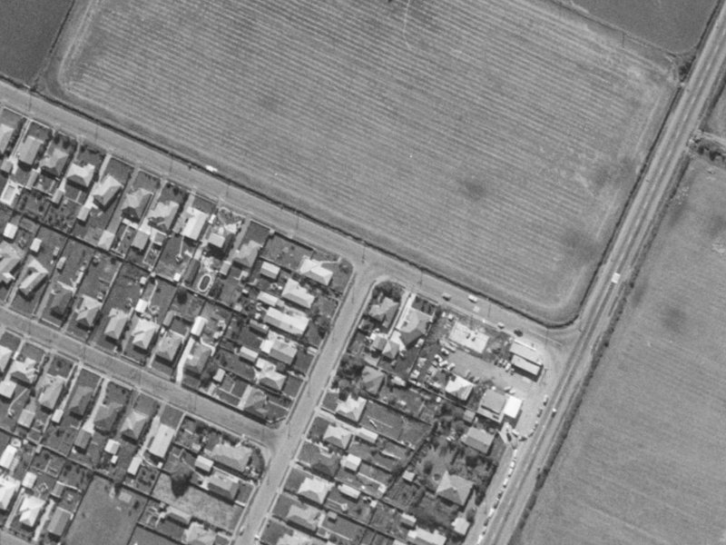 11 Dunbars Road from the air, 1970-1974