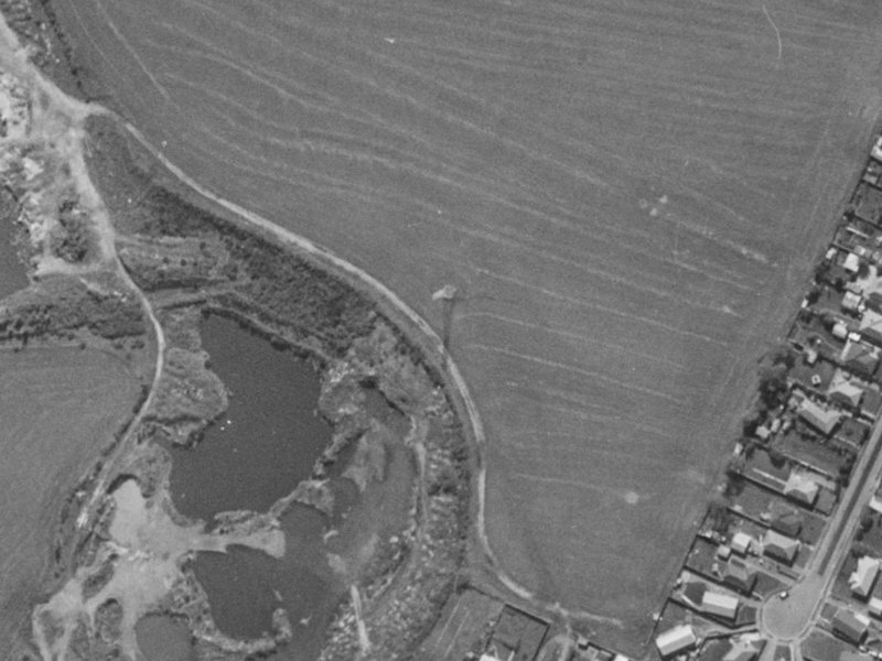 32 Arkwright Place from the air, 1970-1974